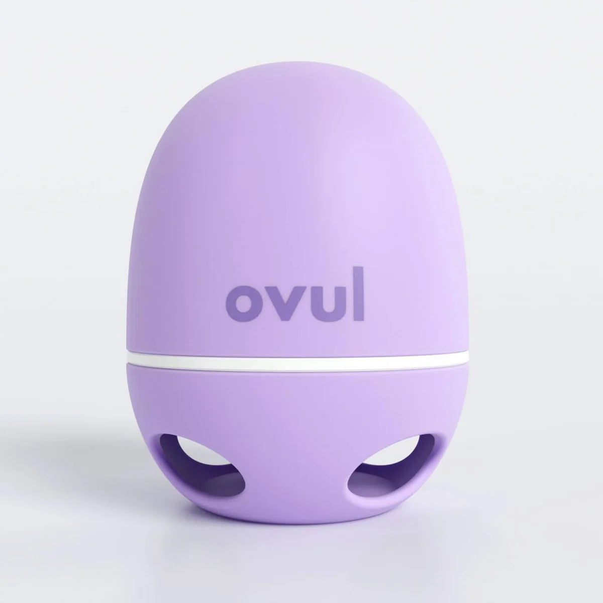 Ovul digital fertility monitor device in purple for saliva-based hormone testing