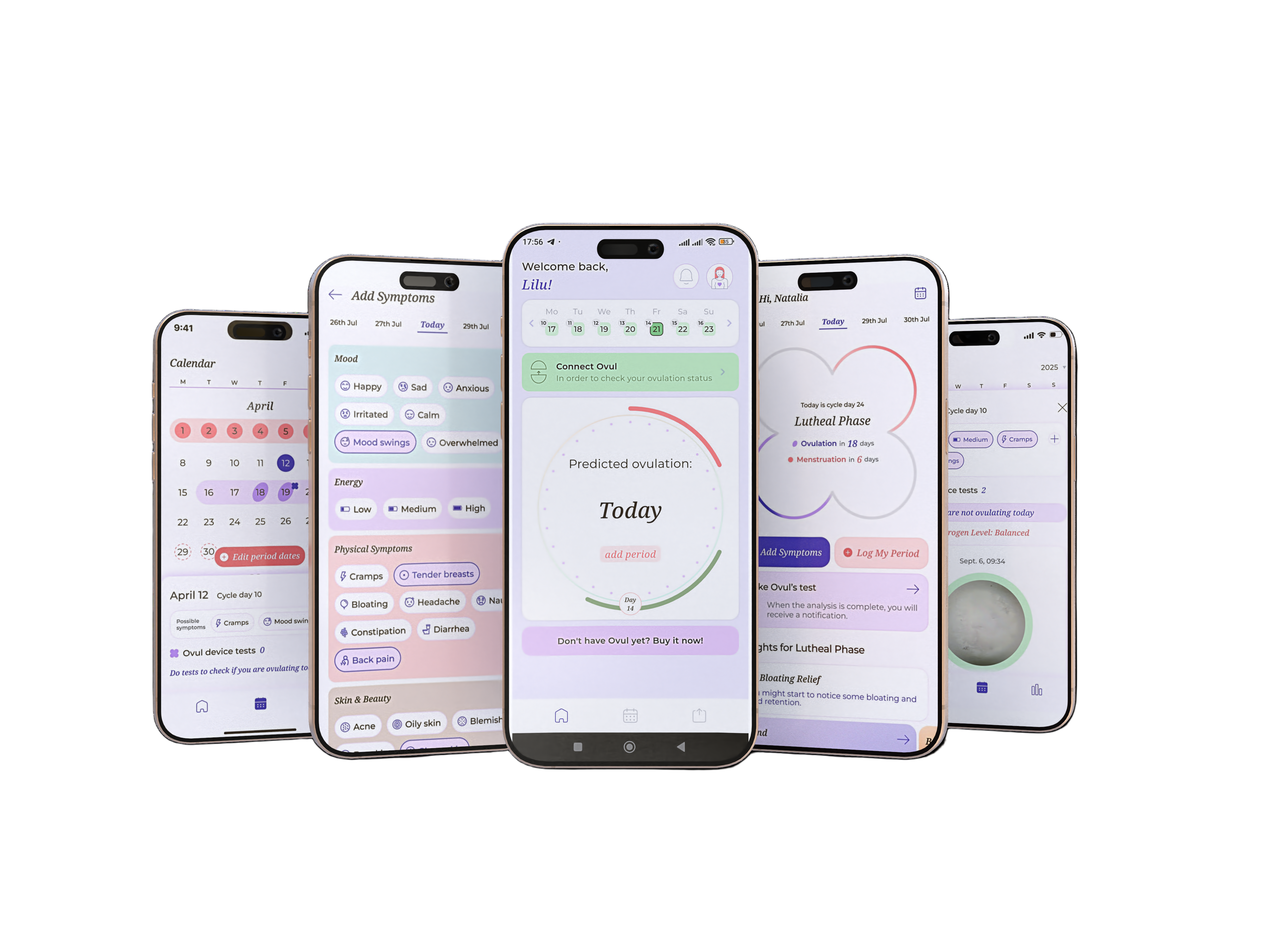 Fertility and ovulation tracker app