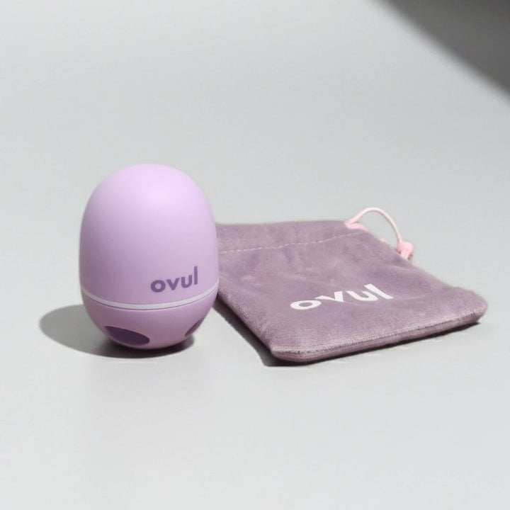 Ovul device with soft travel pouch